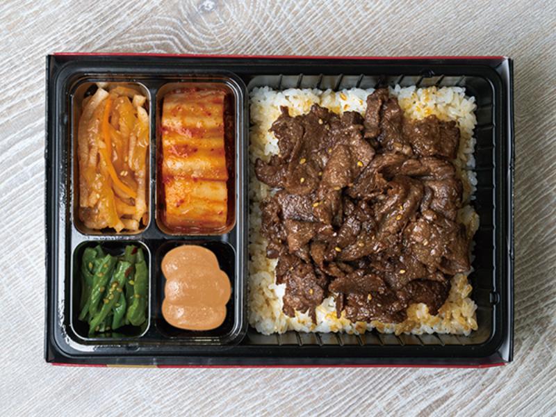 牛薄切弁当（ニンニク不使用）