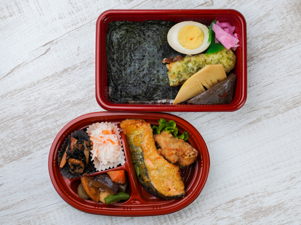 鮭西京焼き海苔弁当