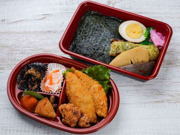 白身フライ海苔弁当