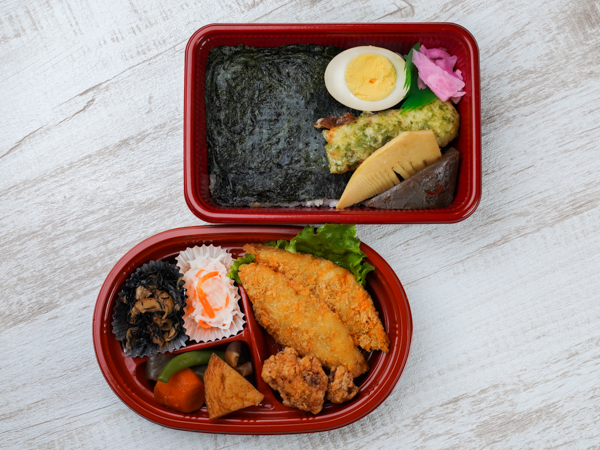 白身フライ海苔弁当