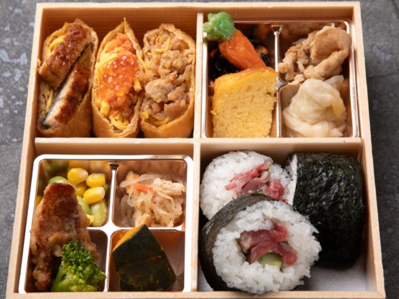 鈴蘭（すずらん）〜牛ステーキ巻きと彩り稲荷〜