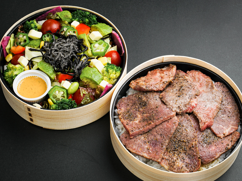 産地直送A5鹿児島黒毛カルビとロース丼