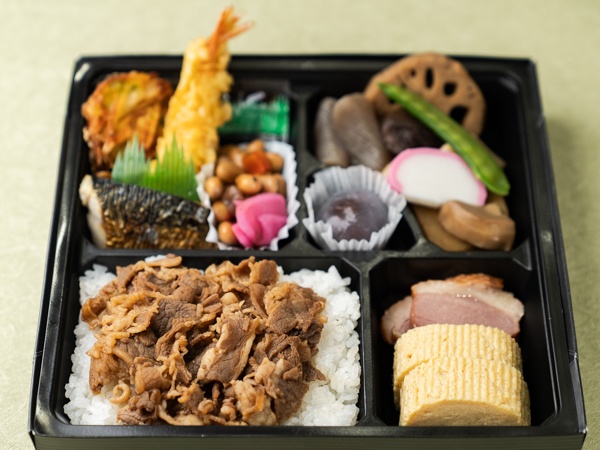 川越割烹御膳（天麩羅・牛しぐれ煮）