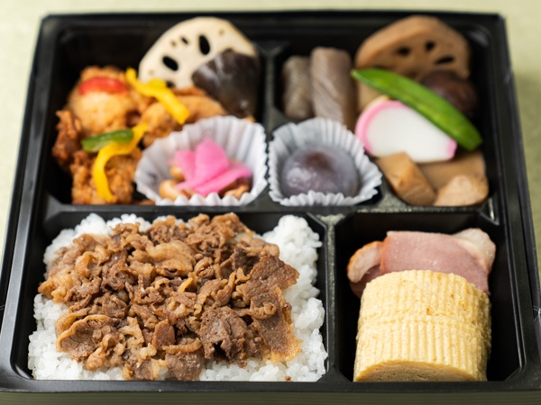 川越割烹御膳（黒酢唐揚げ・牛しぐれ煮）