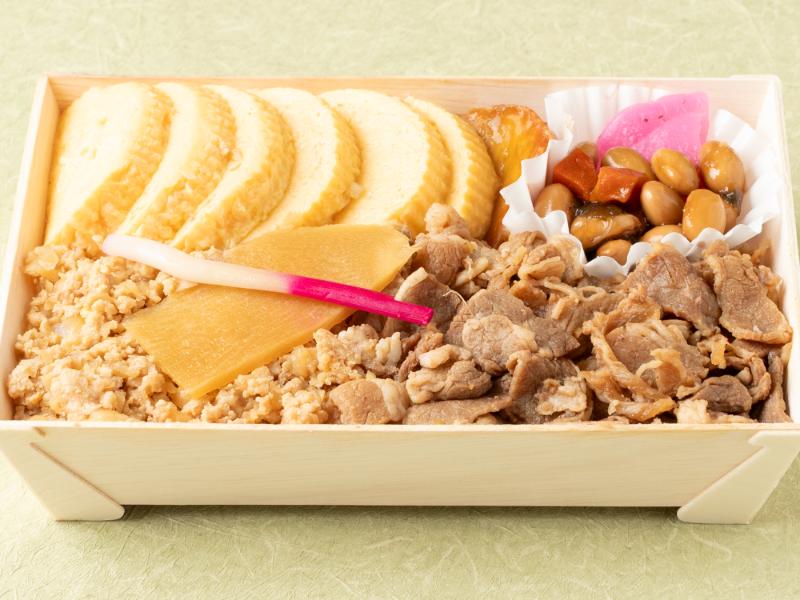 小江戸 牛しぐれ 鶏そぼろ弁当