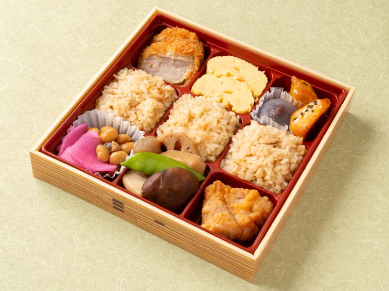 幕の内弁当（肉づくし・鶏の炊き込みご飯）