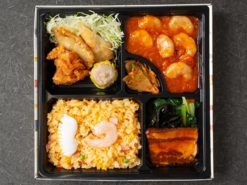 【贅沢】エビチリと豚の角煮　中華点心セット