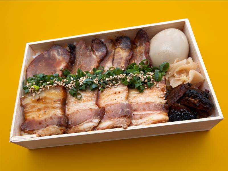 【本格焼豚】蜜汁チャーシュー重【特撰銘柄 林SPF豚】極上２種 90g