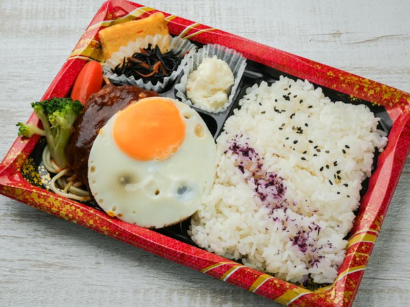 ハンバーグ＆目玉焼き弁当