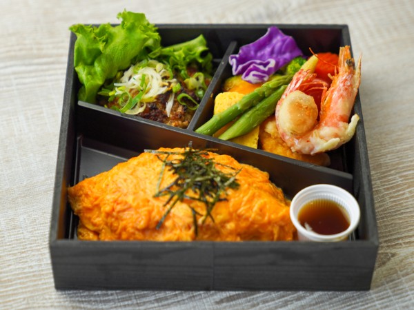 和風オムライス＆和風ハンバーグ御膳