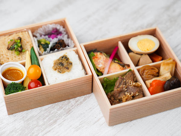 山形牛焼肉と鮭西京焼き御膳