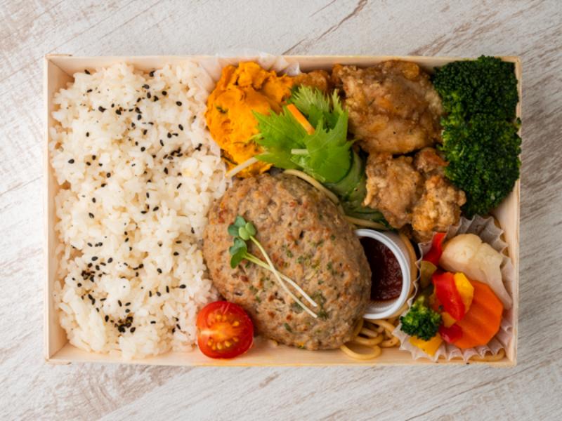 ヘルシー彩ハンバーグ弁当