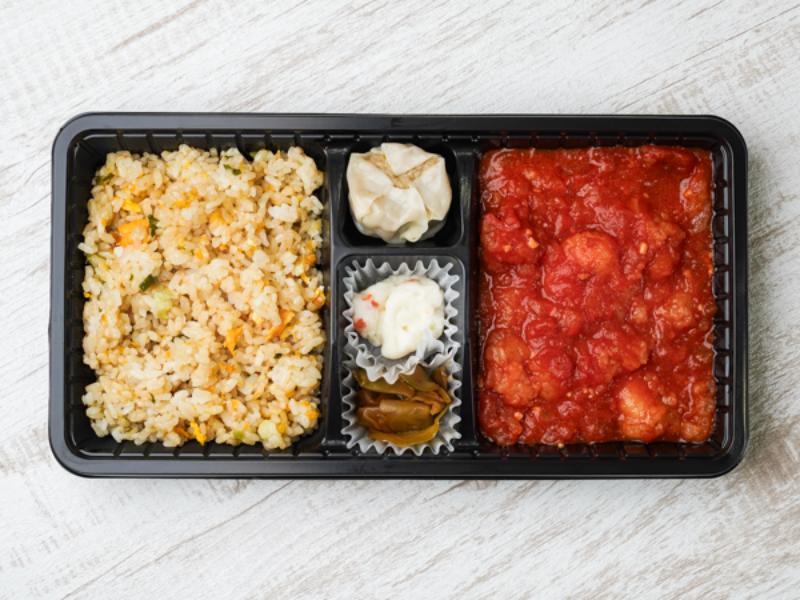 エビのチリソース弁当