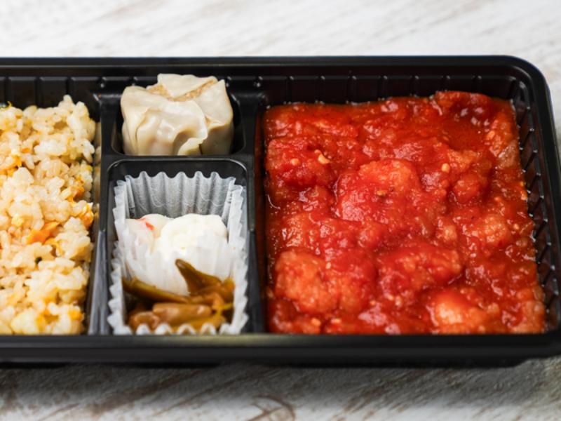 エビのチリソース弁当