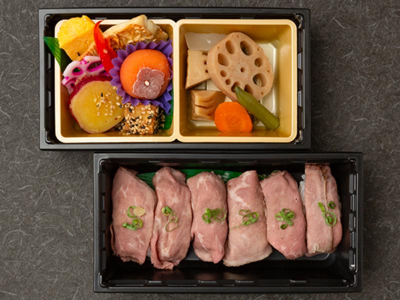 ローストビーフ寿司の彩り御膳