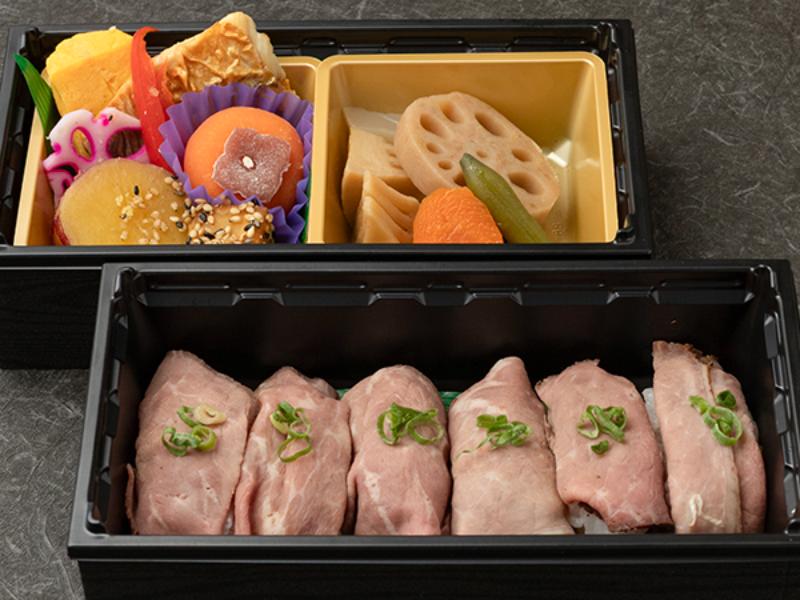ローストビーフ寿司の彩り御膳