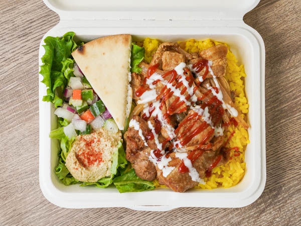 チキン＆ポークチャップオーバーライスコンボ