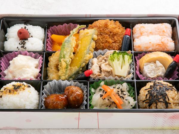 海老カツと豚しゃぶの和洋幕の内弁当