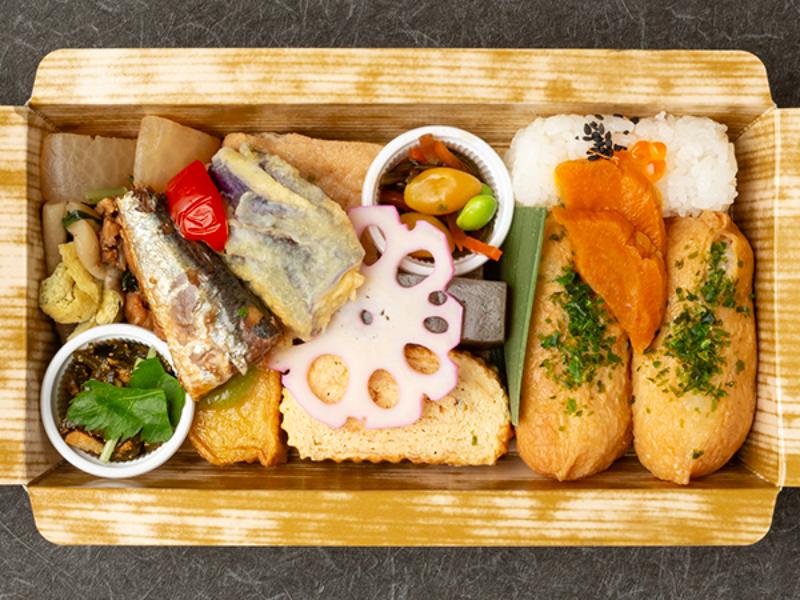 骨まで柔らか イワシの煮付けと季節の天婦羅御膳