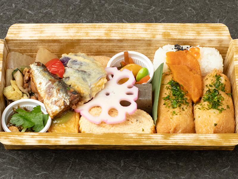 骨まで柔らか イワシの煮付けと季節の天婦羅御膳