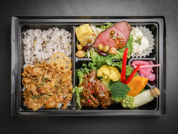 トリュフ醤油で頂くサイコロステーキ＆A4和牛飯