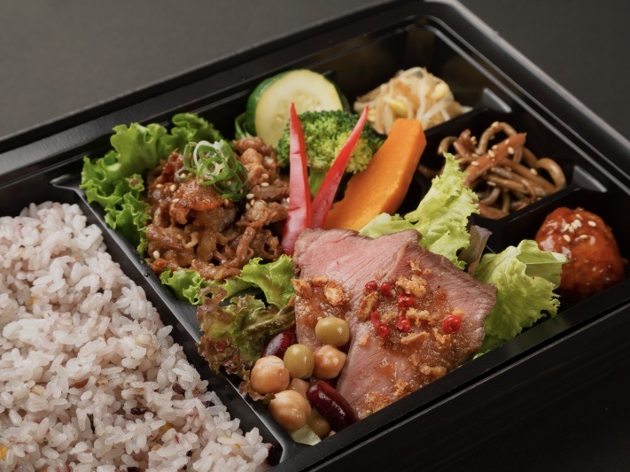 A4和牛の甘ダレ焼きしゃぶとローストビーフ御膳