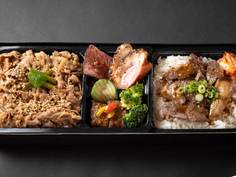 牛すき＆カルビ丼お肉づくし弁当