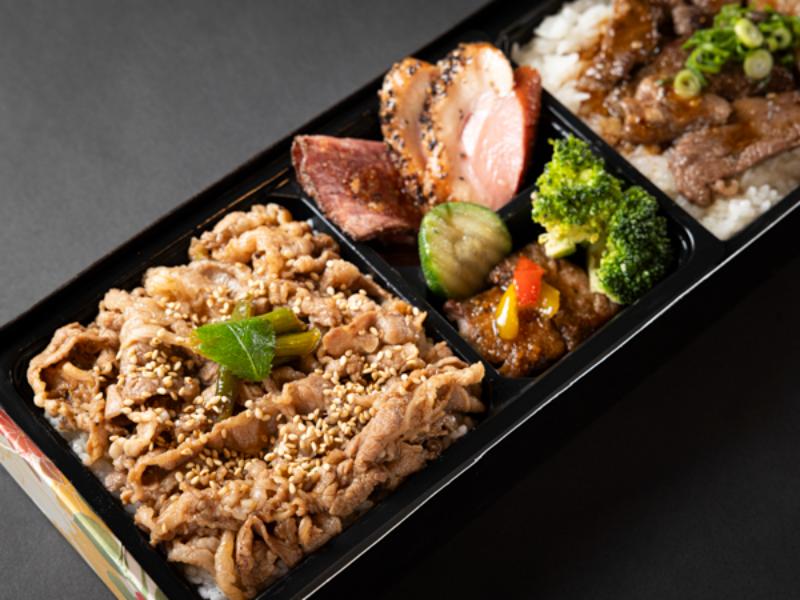 牛すき＆カルビ丼お肉づくし弁当
