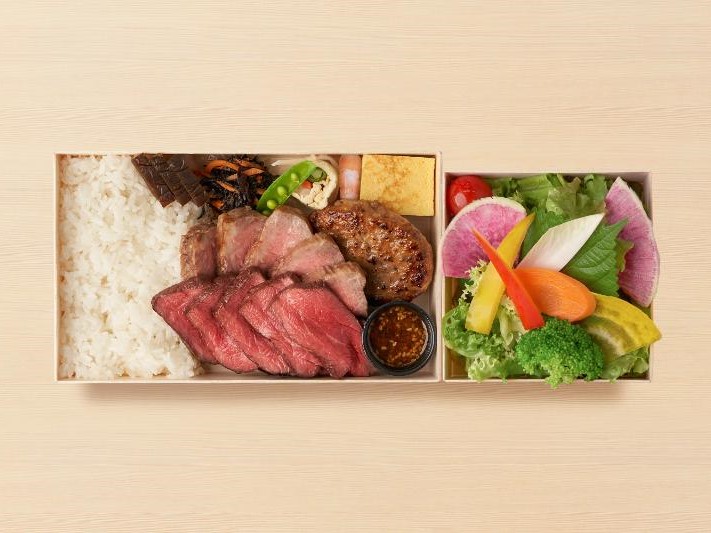 壱虎 黒毛和牛カルビ＆国産牛しんたま弁当