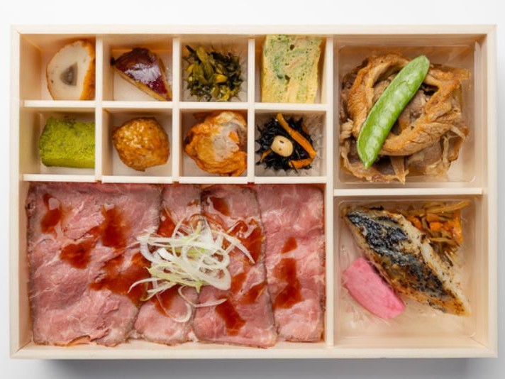 あふそやのローストビーフ鰆西京焼きの彩り御膳