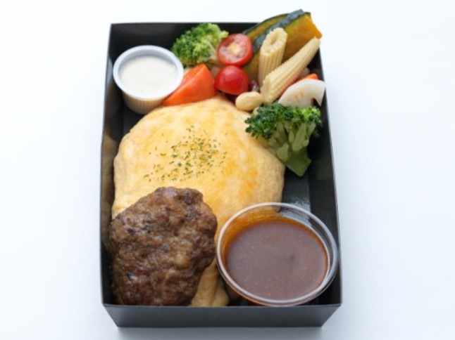 オムライス＆自家製ハンバーグ（特製デミグラスソース）