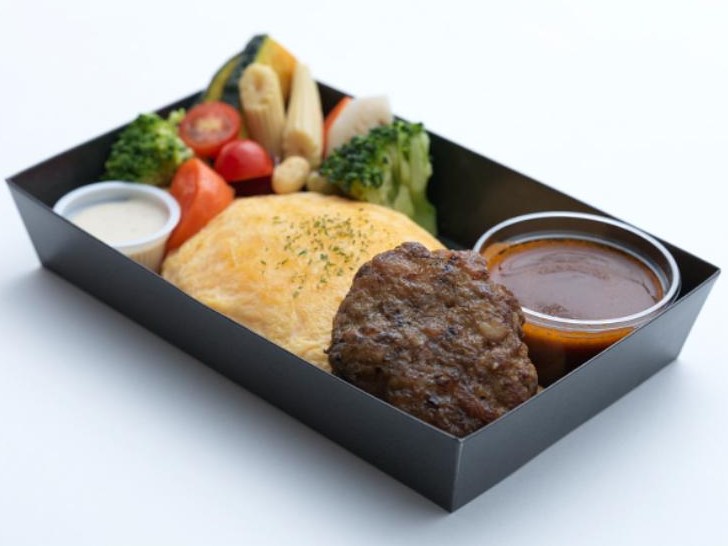 オムライス＆自家製ハンバーグ（特製デミグラスソース）