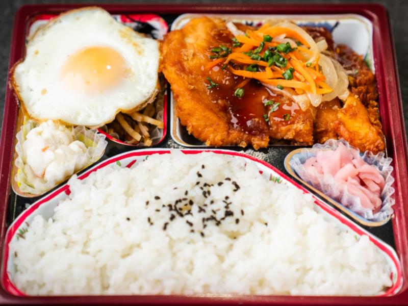 宮崎県産若鶏の唐揚野菜甘酢あんかけ弁当