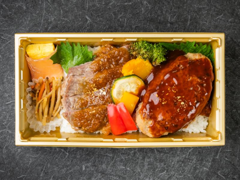 金富士重(サーロインステーキ&たいめいけんデミグラスハンバーグ)