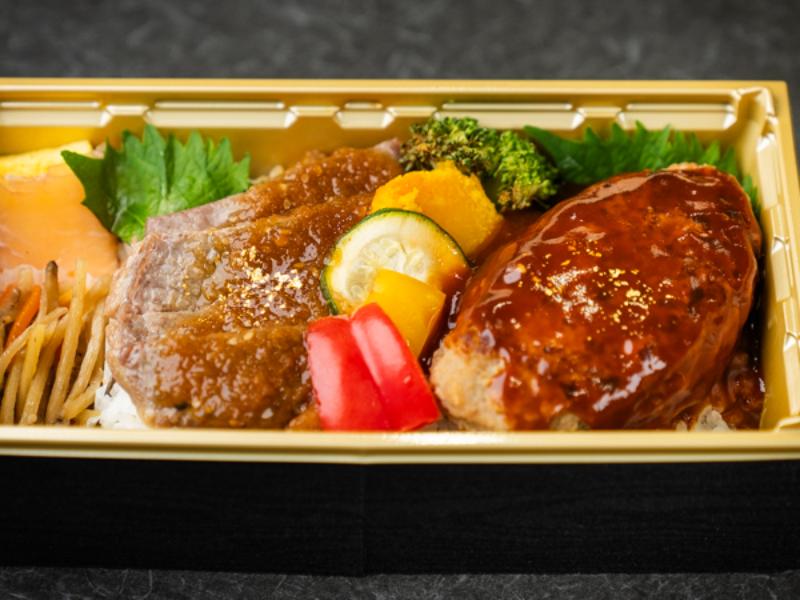 金富士重(サーロインステーキ&たいめいけんデミグラスハンバーグ)