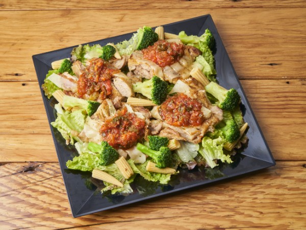 スチーム野菜とイタリアンチキンプレート