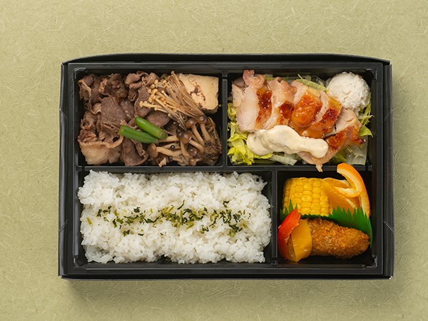 すきやきとチキン南蛮