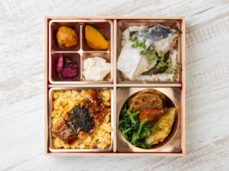 鰻のひつまぶしとサワラの西京焼き御膳