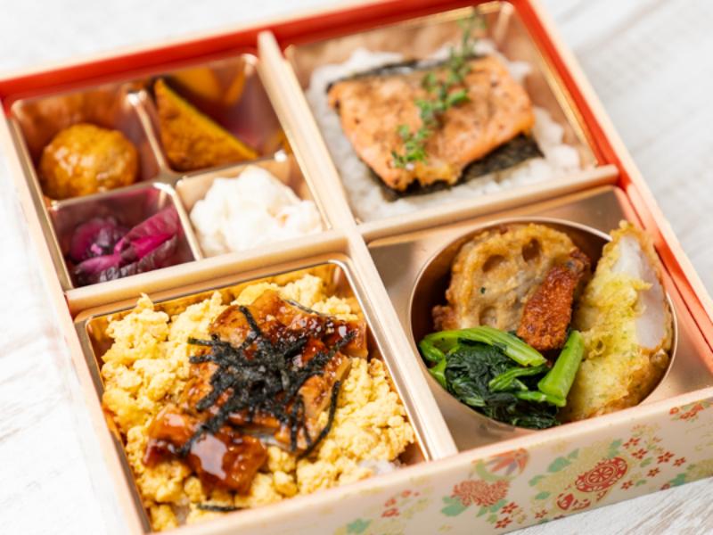 鰻ひつまぶしと銀鮭御膳