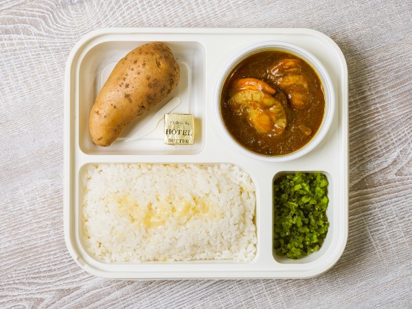 【ポテト付】帆立カレー