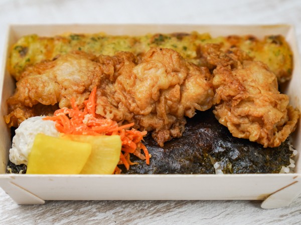 海苔が選べるのり弁（とり天）