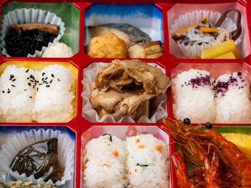 彩り9升弁当生姜焼き