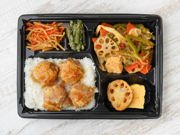 さっぱり！若鶏の甘酢ソース弁当
