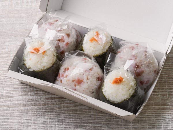 白箱入り 個包装おむすび6個