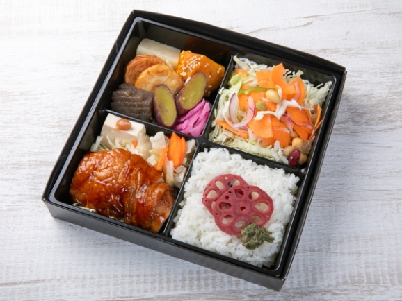 農園弁当　鶏肉の照焼き