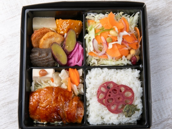 農園弁当　鶏肉の照焼き