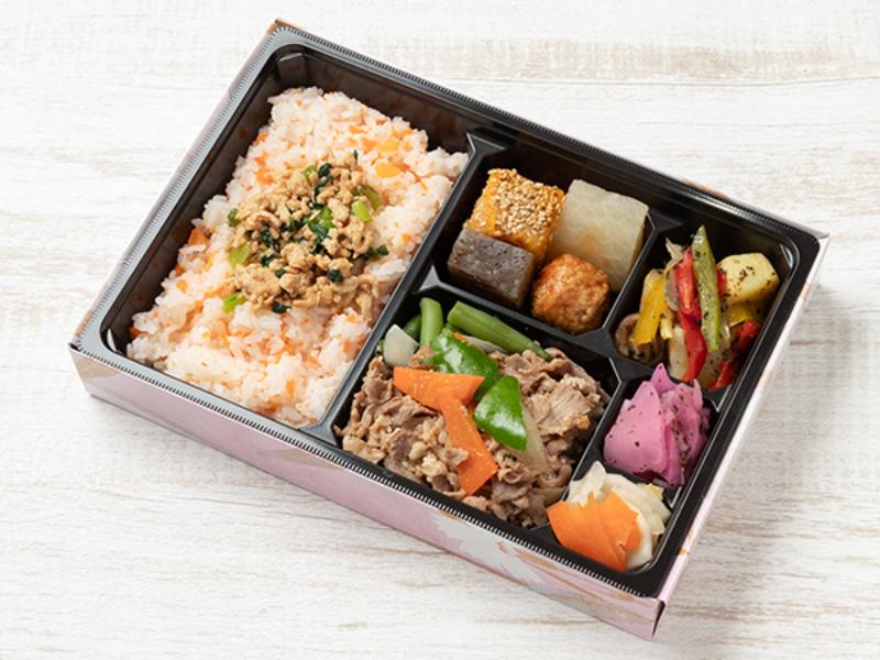 彩りご膳　牛焼肉