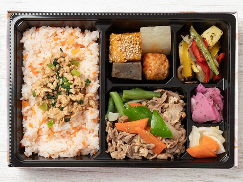 彩りご膳　牛焼肉