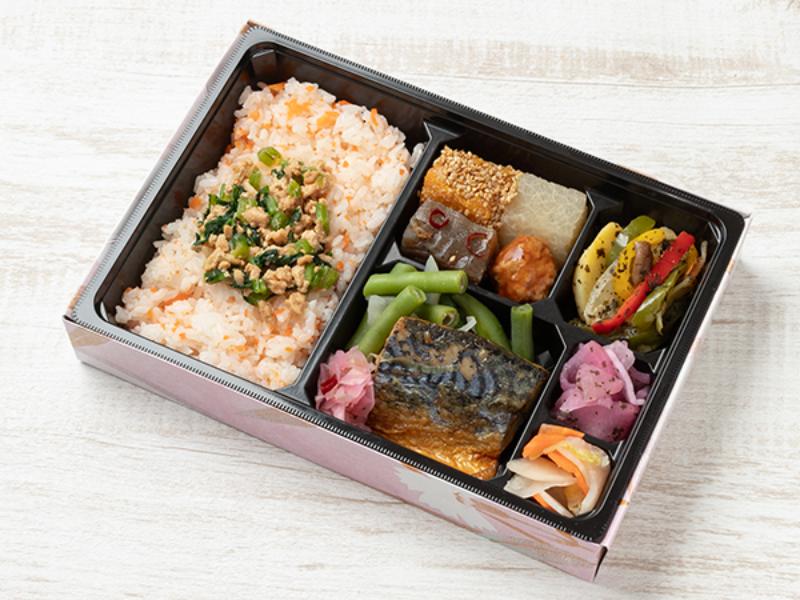 彩りご膳　サバの生姜味噌焼き