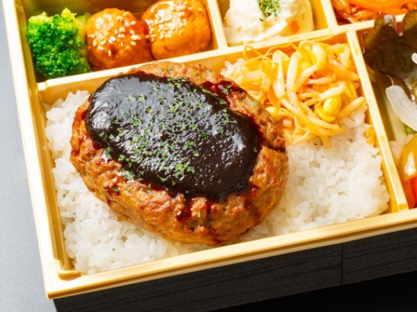 お肉屋さんのハンバーグ弁当